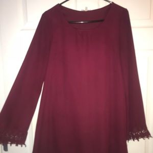 Maroon dress
